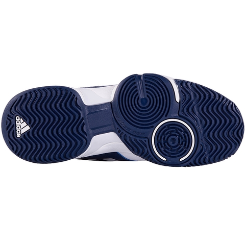 Adidas Barricade Club XJ Junior Tennis Shoe Blue/white